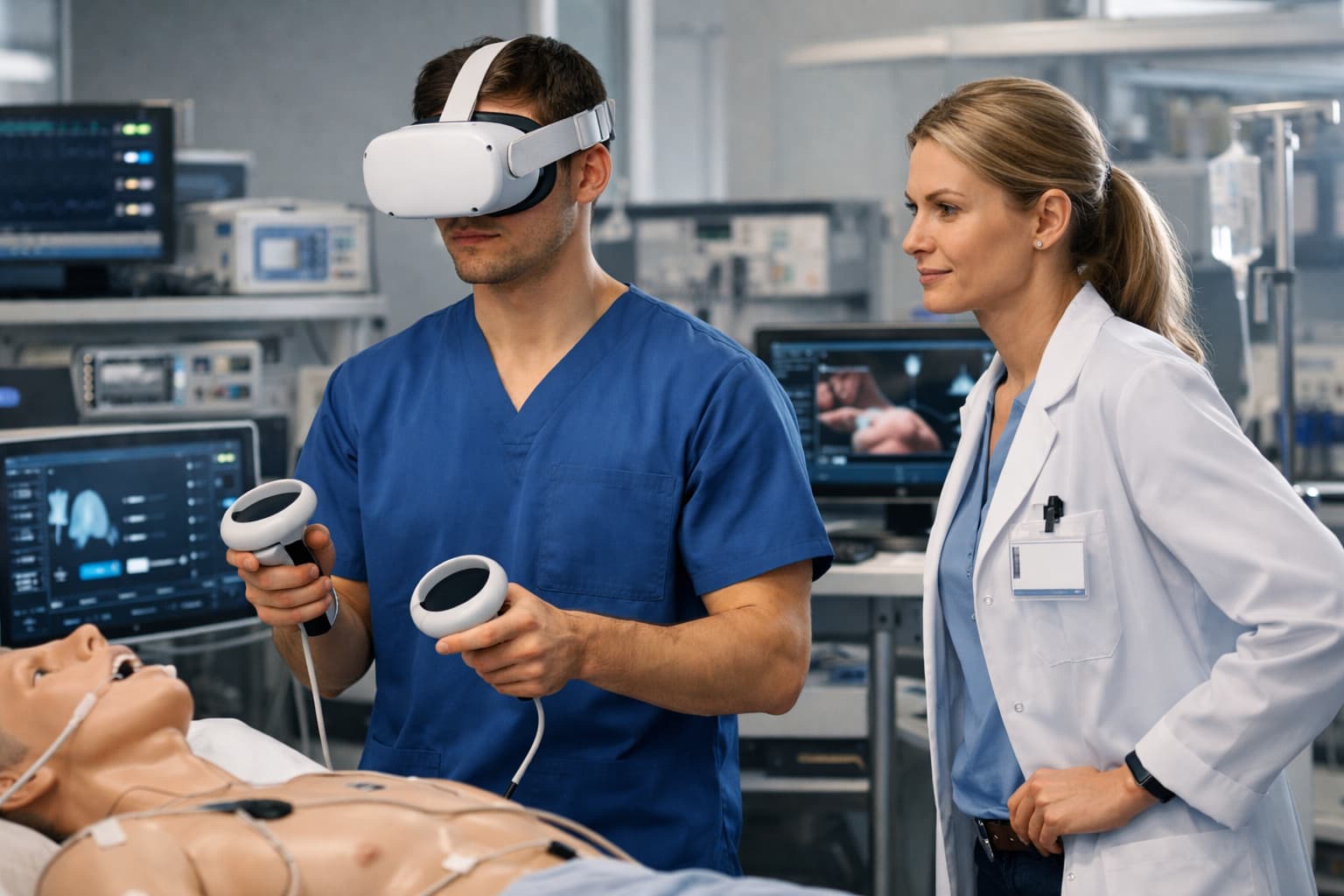 VR обучение врача