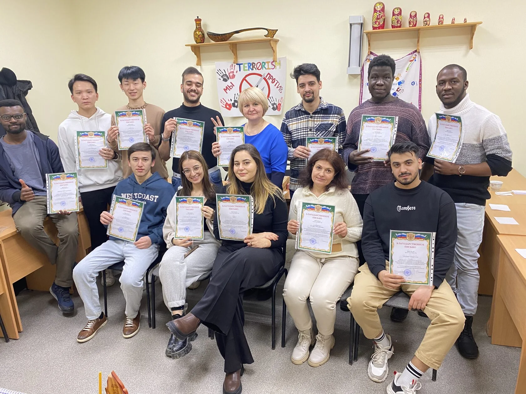 Команду ПИМУ наградили за популяризацию высшего образования среди иностранных студентов