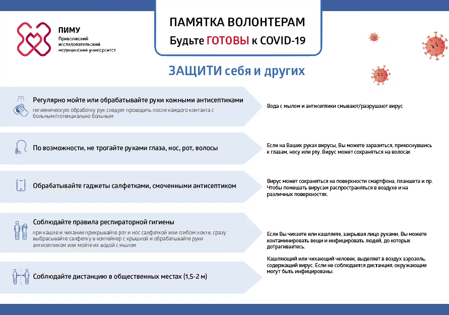 Памятка по профилактике COVID-19